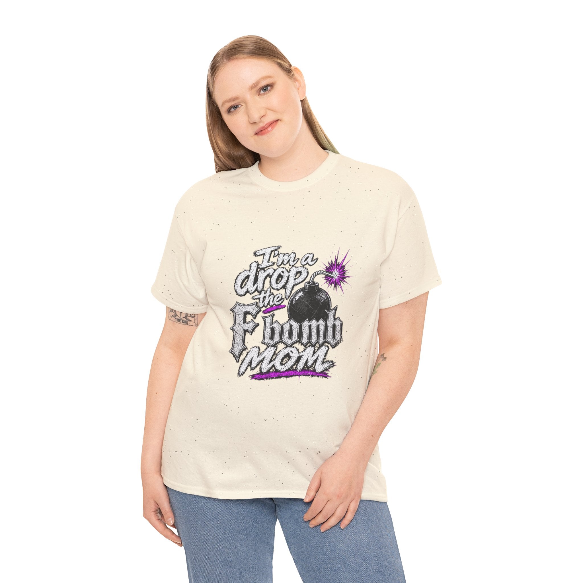 F Bomb Mom T-Shirt — "I’m a Drop the F Bomb Mom" Graphic Tee