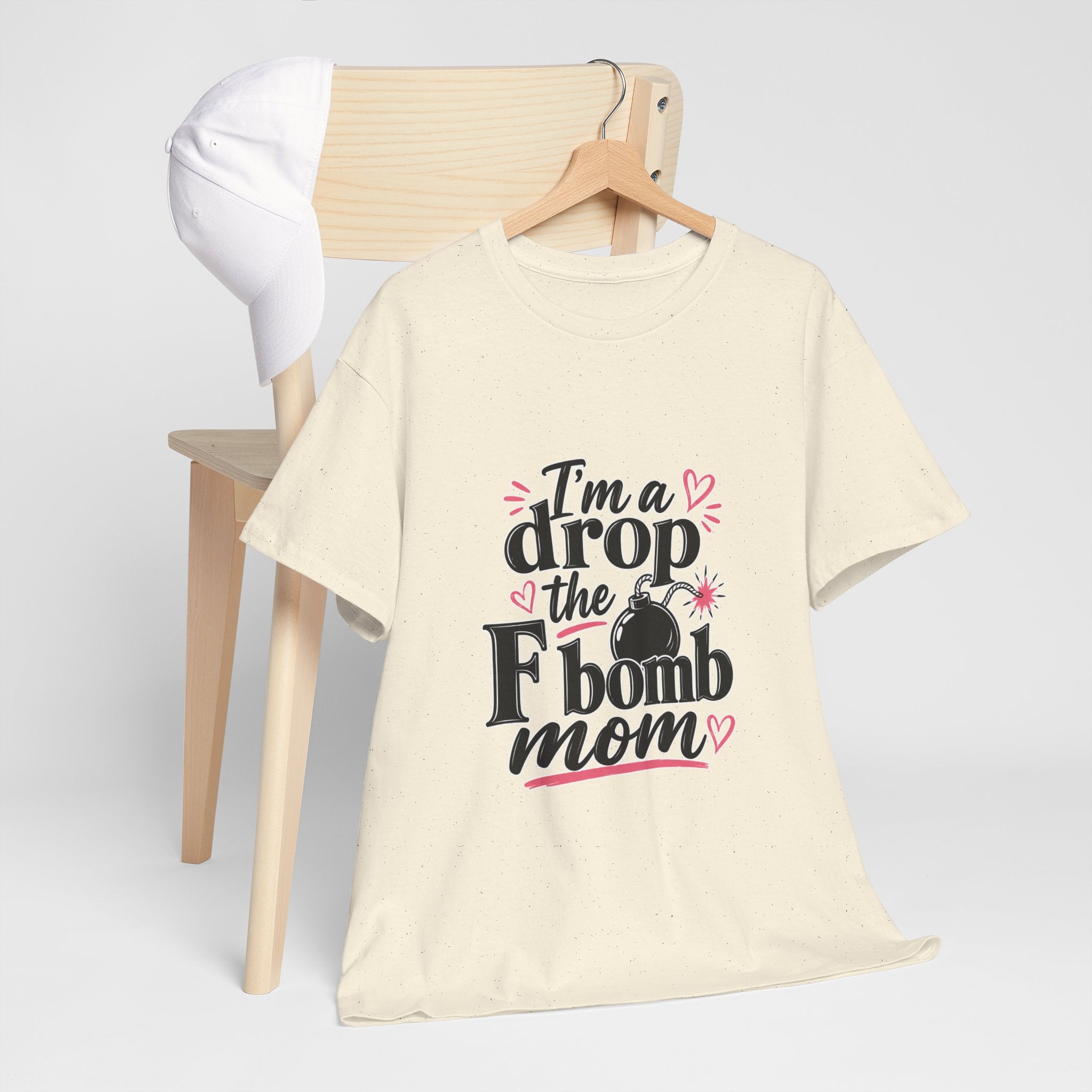 Drop the F-Bomb Mom T-Shirt — Funny Mom Graphic Tee for Mother’s Day & Everyday