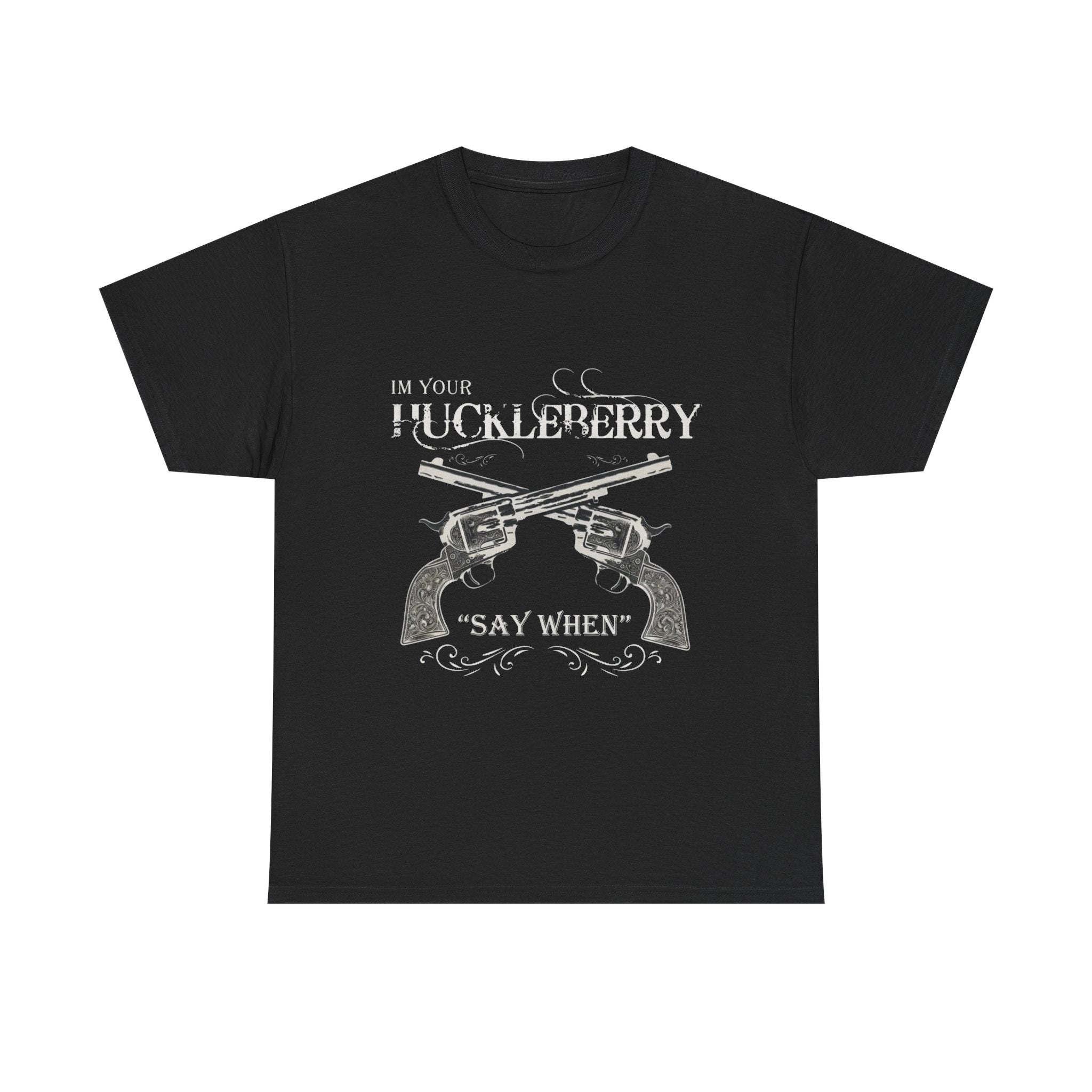 T-Shirt — Vintage Crossed Revolvers "I'll Be Ready" Graphic Tee