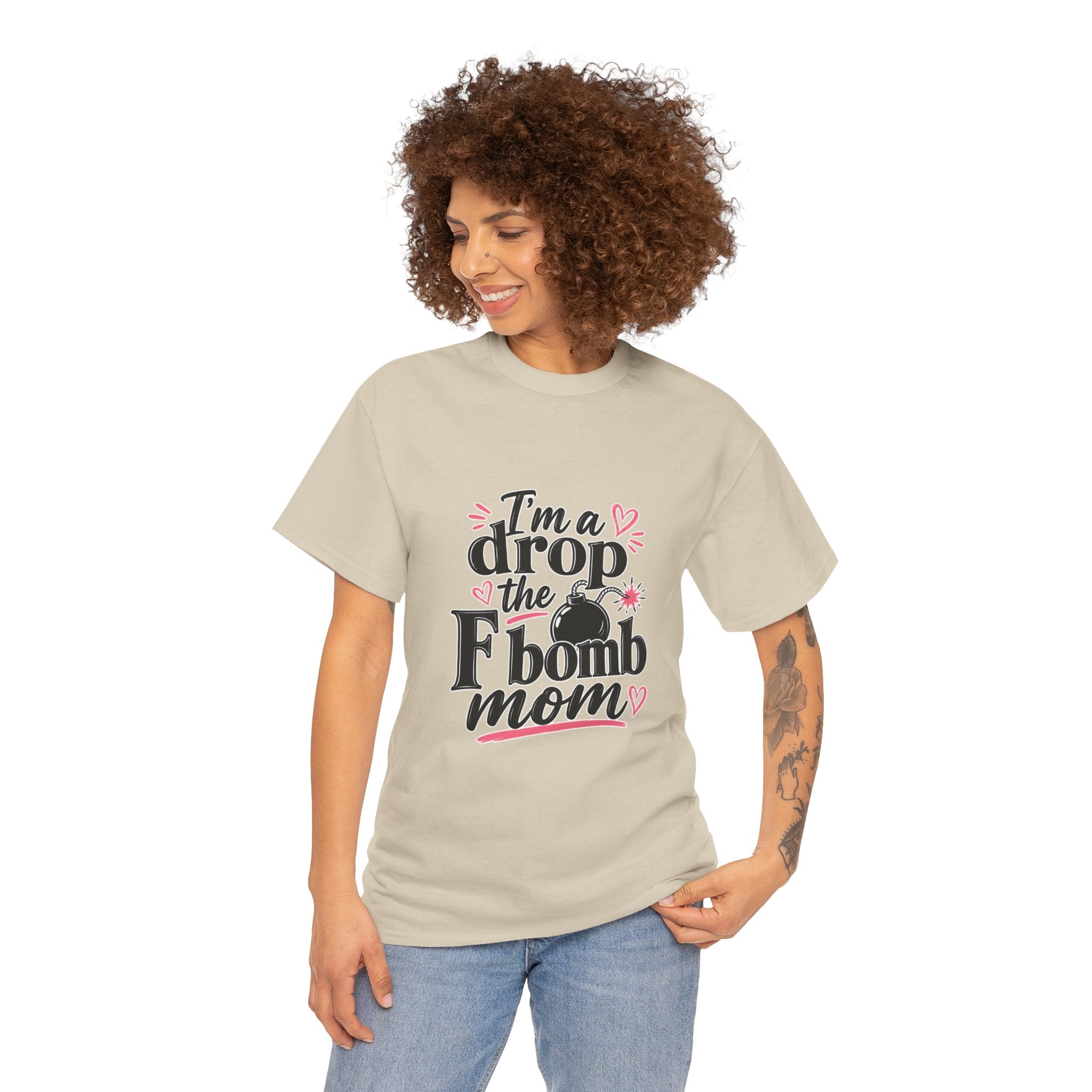 Drop the F-Bomb Mom T-Shirt — Funny Mom Graphic Tee for Mother’s Day & Everyday