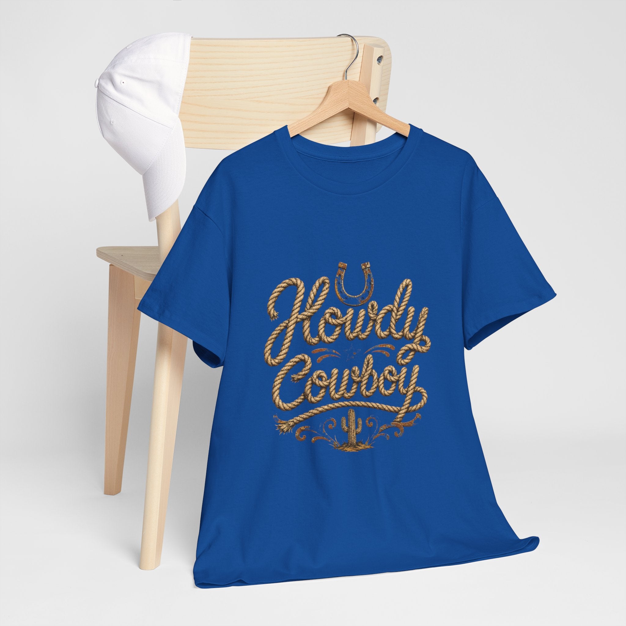 Howdy Cowboy T‑Shirt — Western Desert Graphic Tee