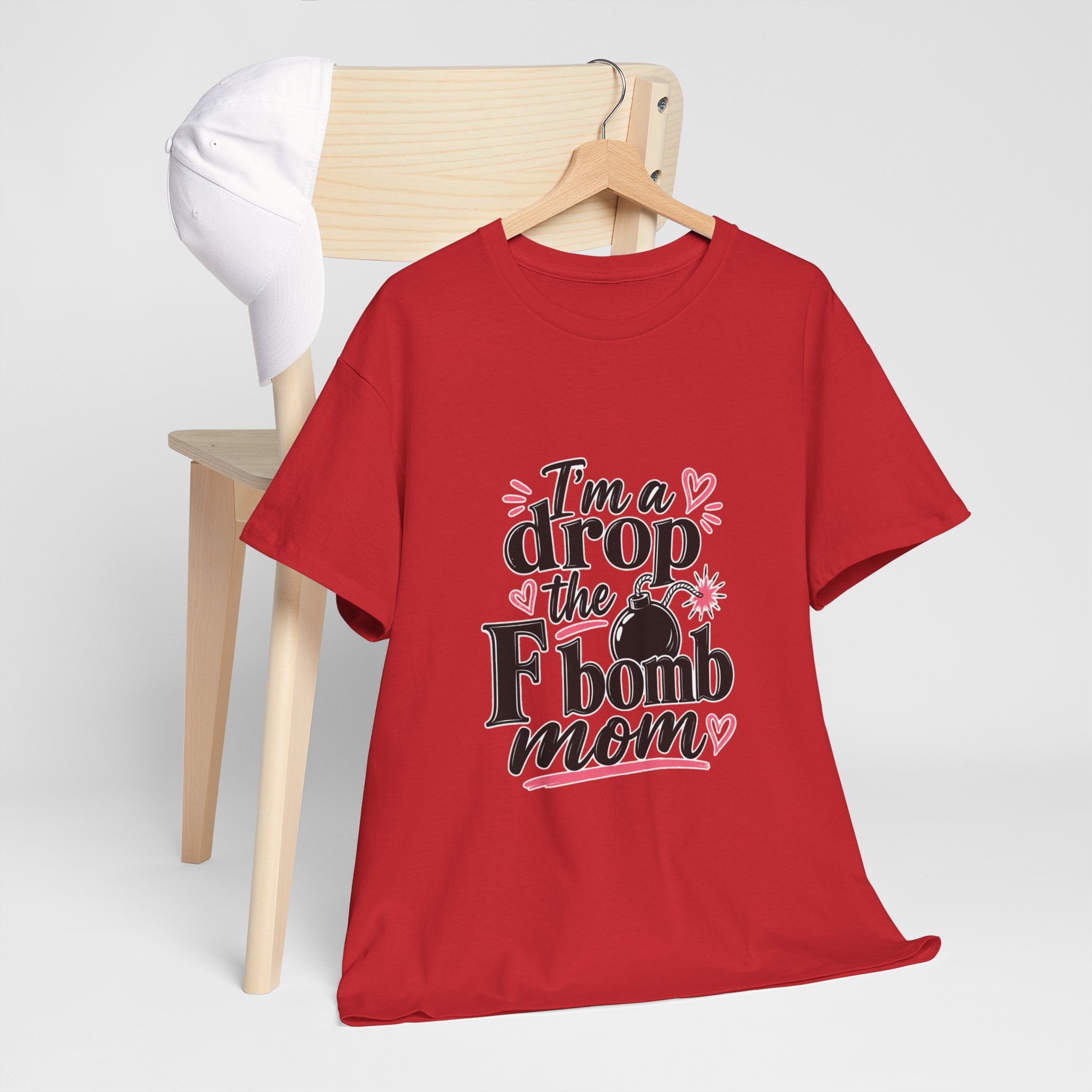 Drop the F-Bomb Mom T-Shirt — Funny Mom Graphic Tee for Mother’s Day & Everyday