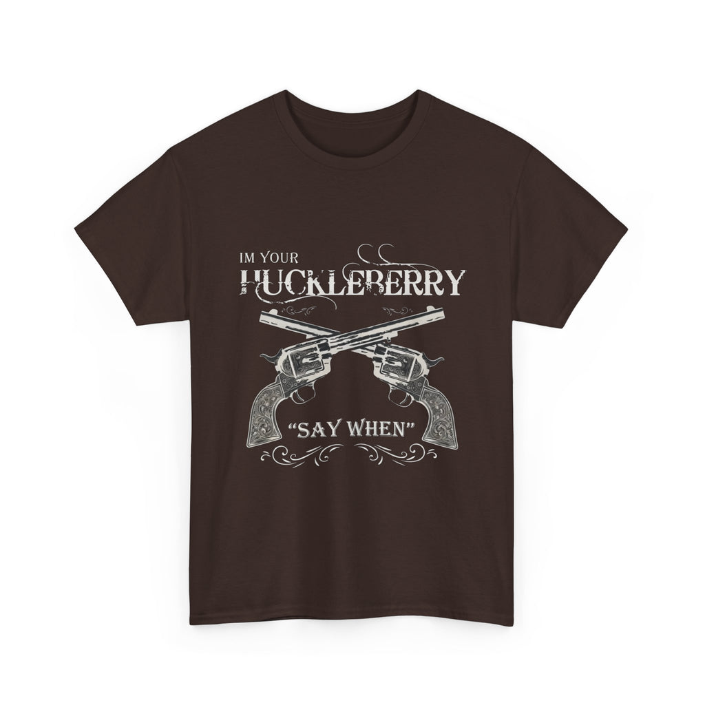 T-Shirt — Vintage Crossed Revolvers "I'll Be Ready" Graphic Tee