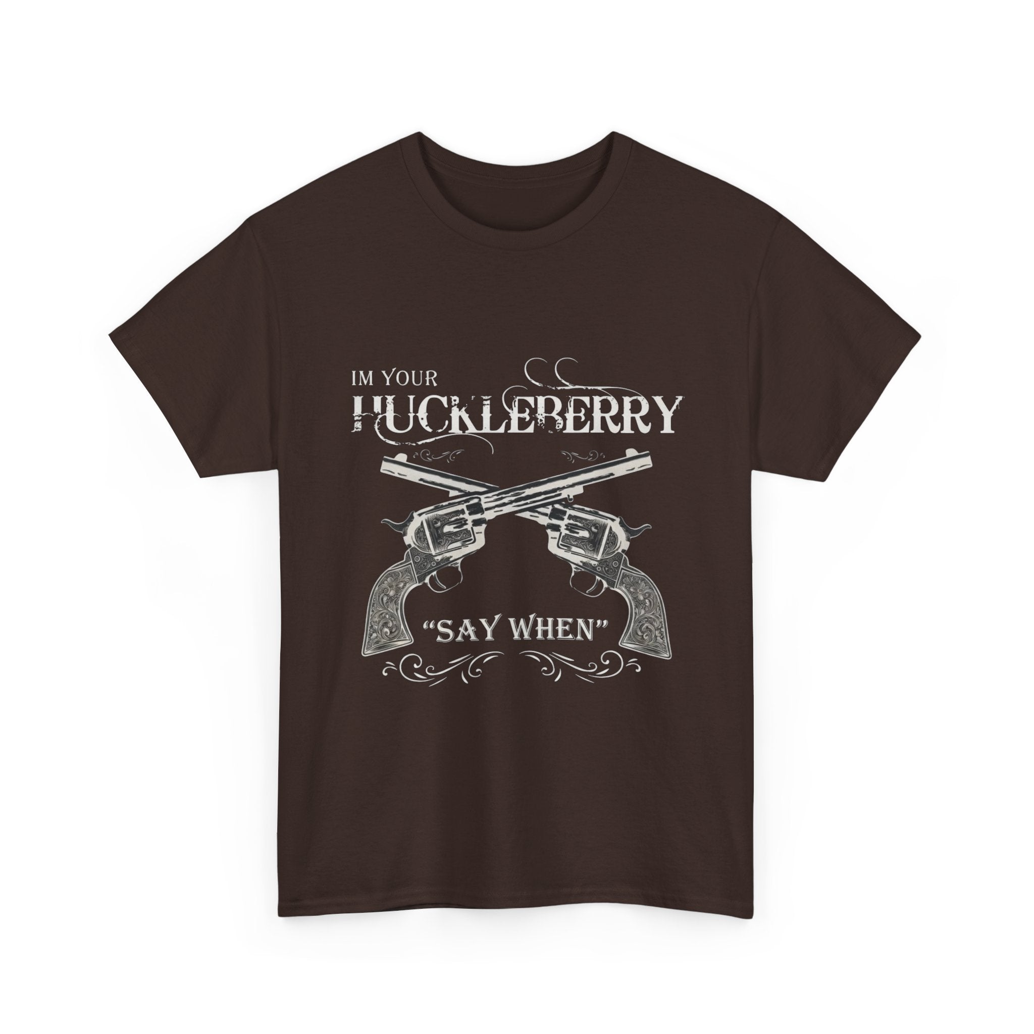 T-Shirt — Vintage Crossed Revolvers "I'll Be Ready" Graphic Tee