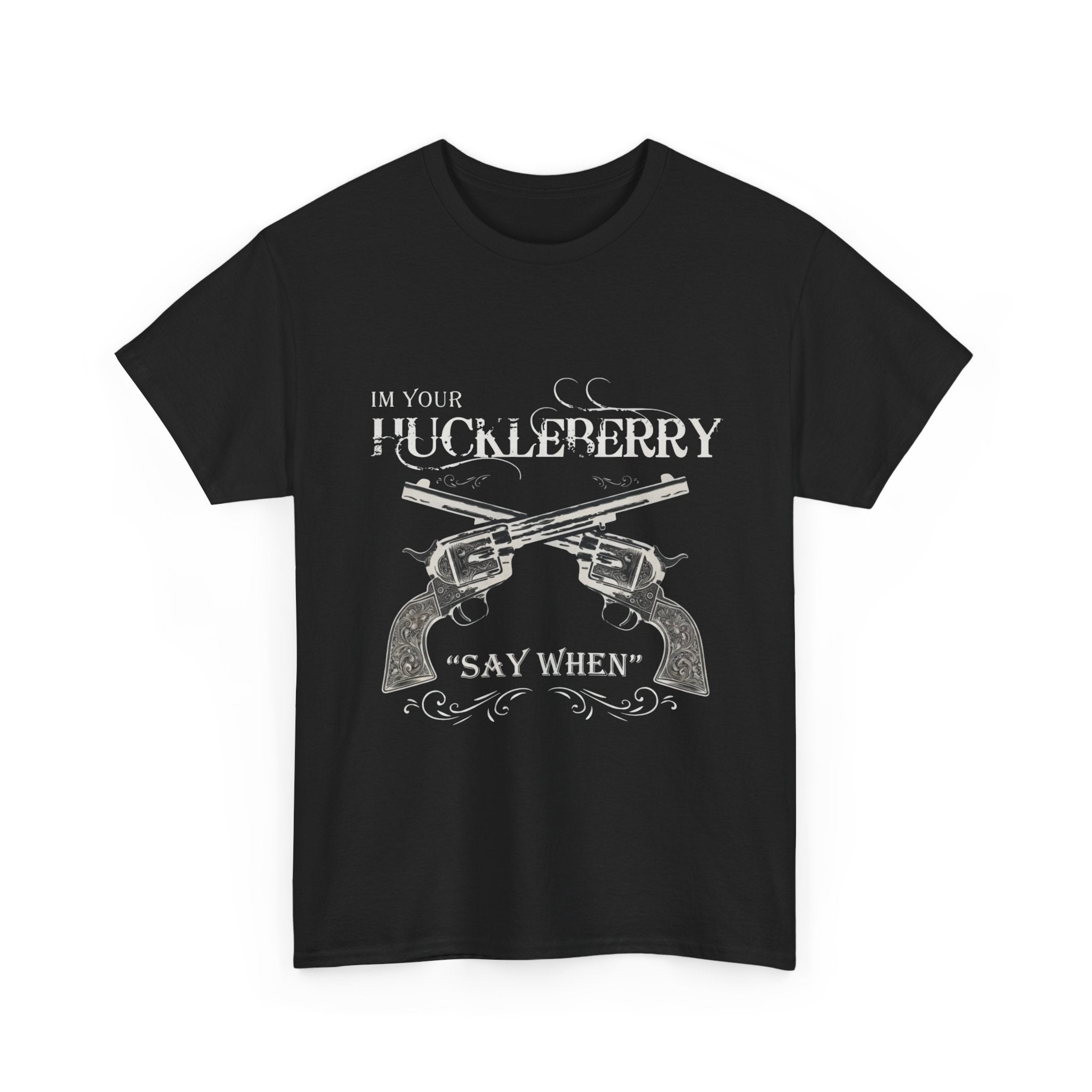 T-Shirt — Vintage Crossed Revolvers "I'll Be Ready" Graphic Tee