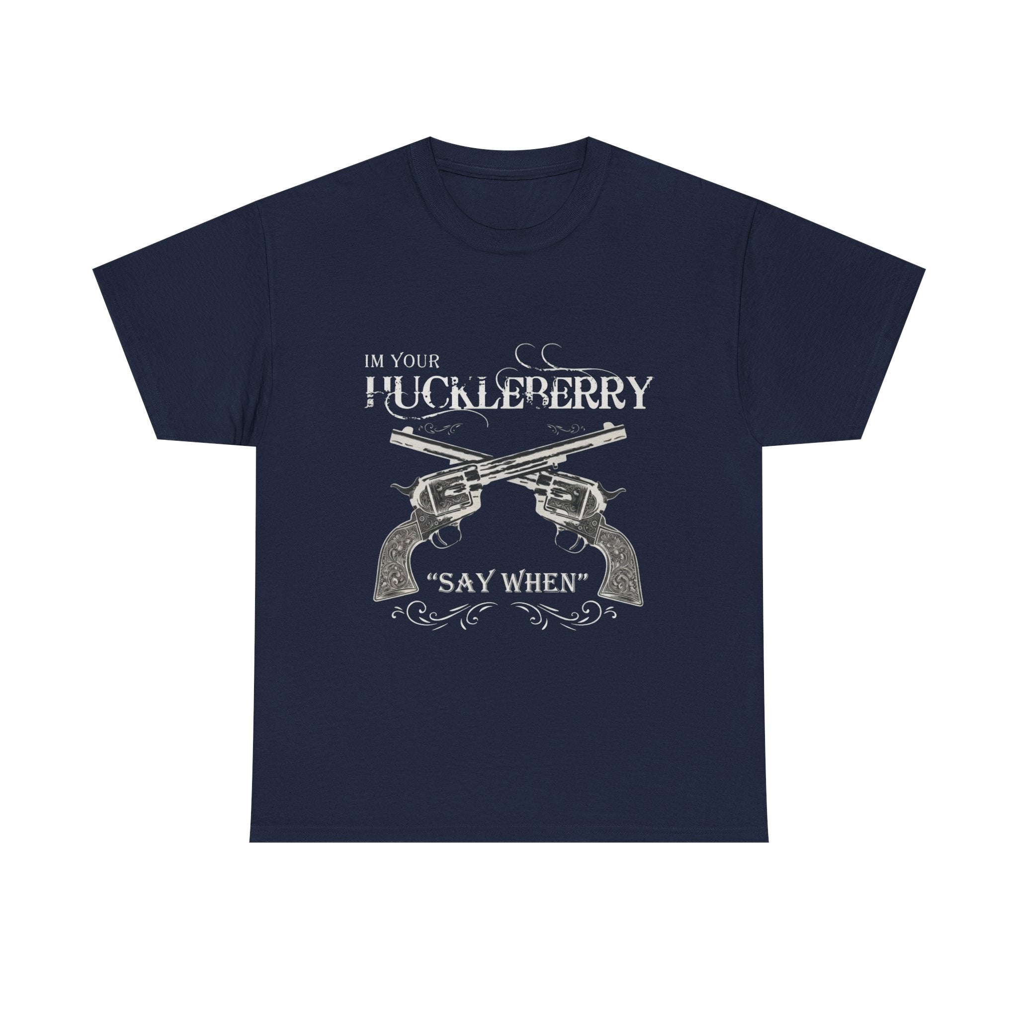 T-Shirt — Vintage Crossed Revolvers "I'll Be Ready" Graphic Tee