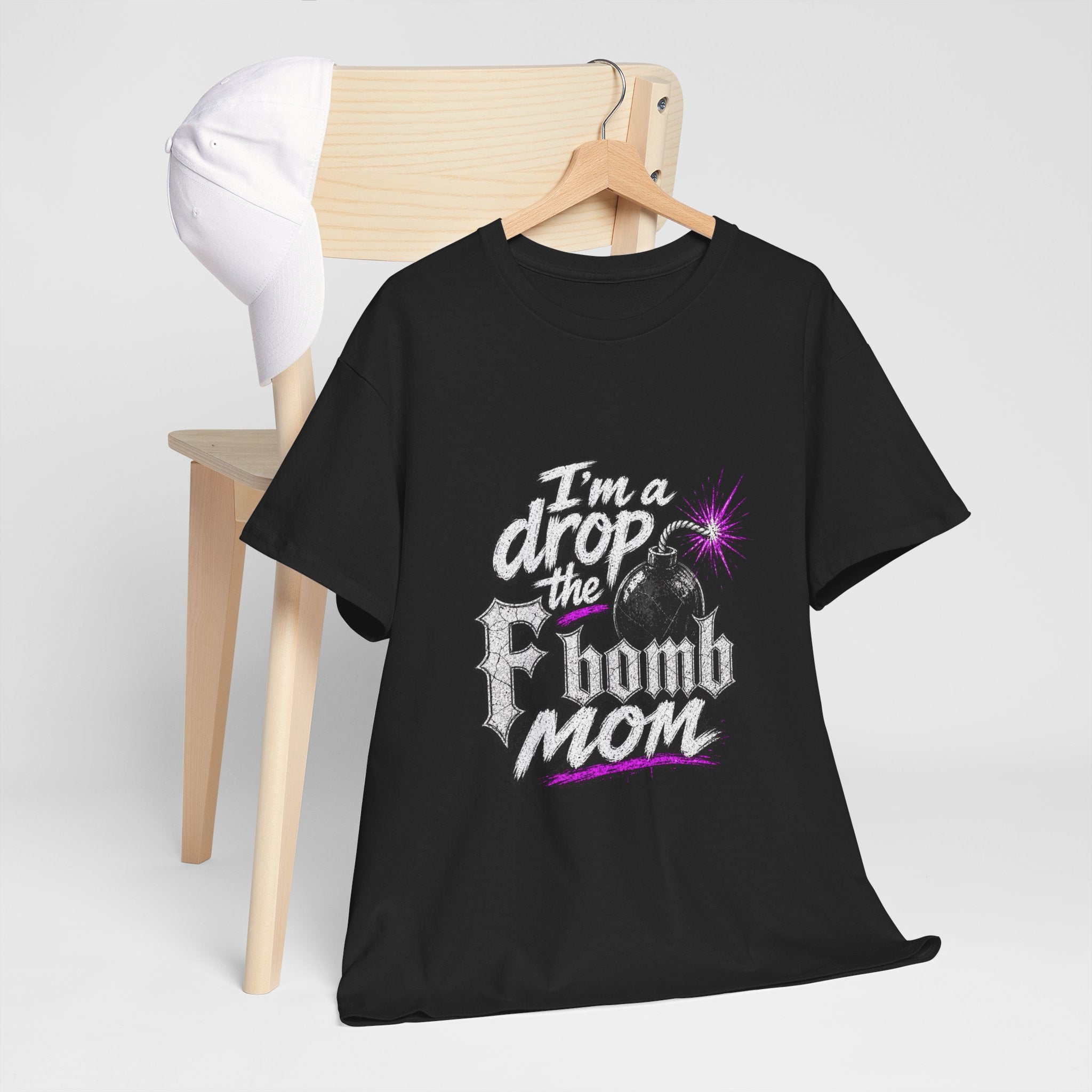 F Bomb Mom T-Shirt — "I’m a Drop the F Bomb Mom" Graphic Tee