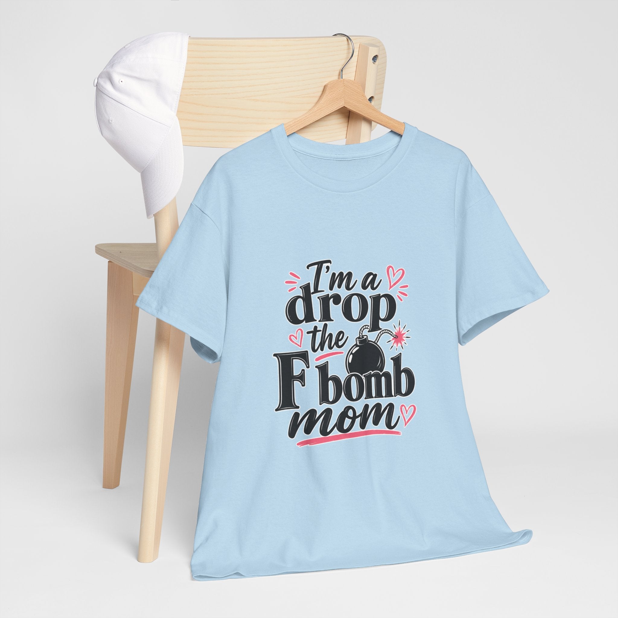 Drop the F-Bomb Mom T-Shirt — Funny Mom Graphic Tee for Mother’s Day & Everyday