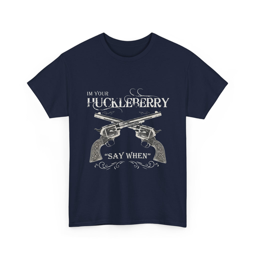 T-Shirt — Vintage Crossed Revolvers "I'll Be Ready" Graphic Tee