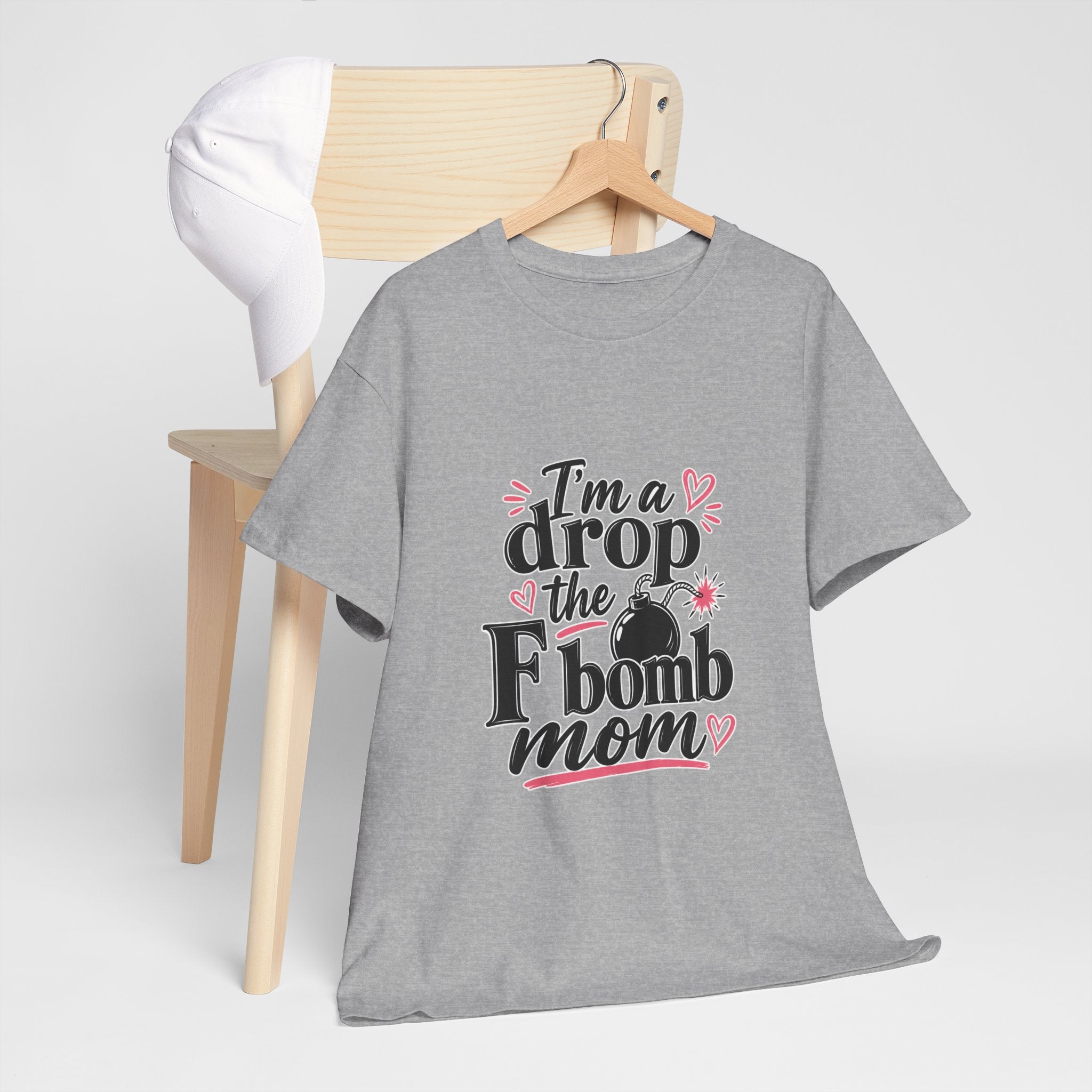 Drop the F-Bomb Mom T-Shirt — Funny Mom Graphic Tee for Mother’s Day & Everyday