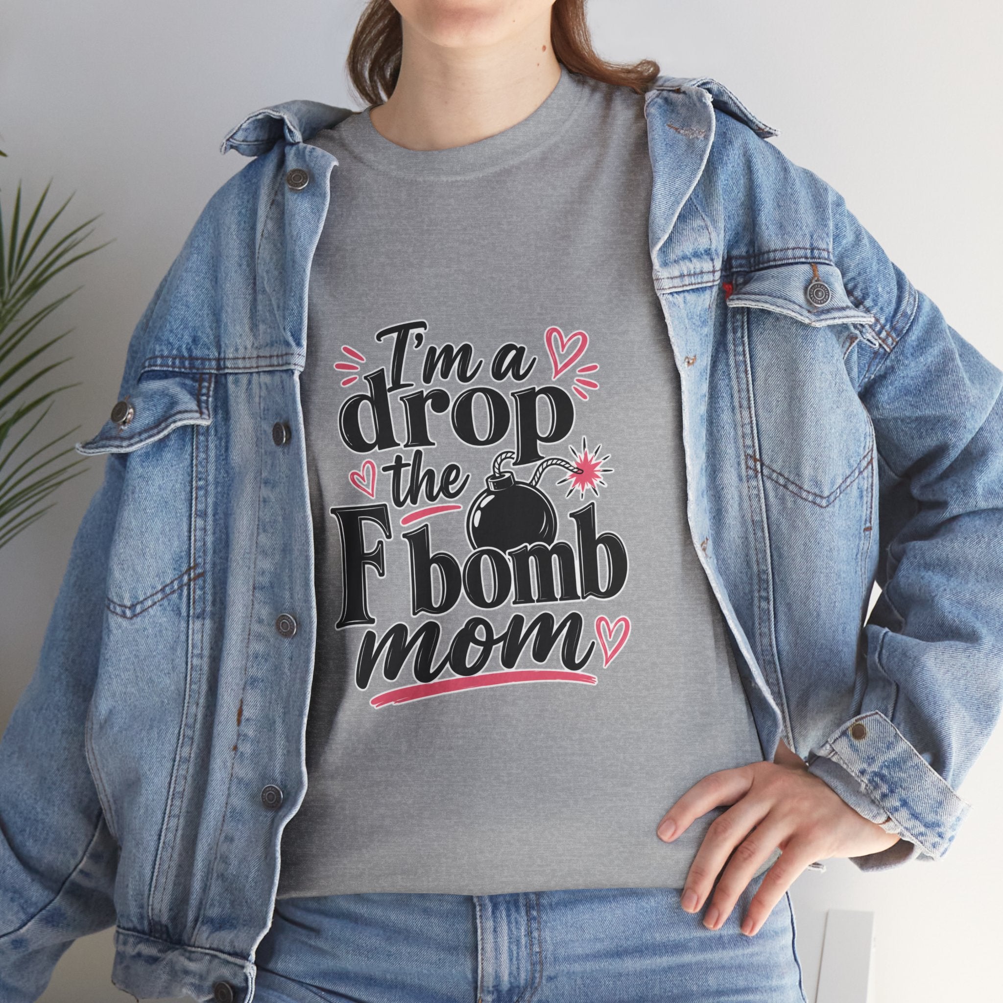 Drop the F-Bomb Mom T-Shirt — Funny Mom Graphic Tee for Mother’s Day & Everyday