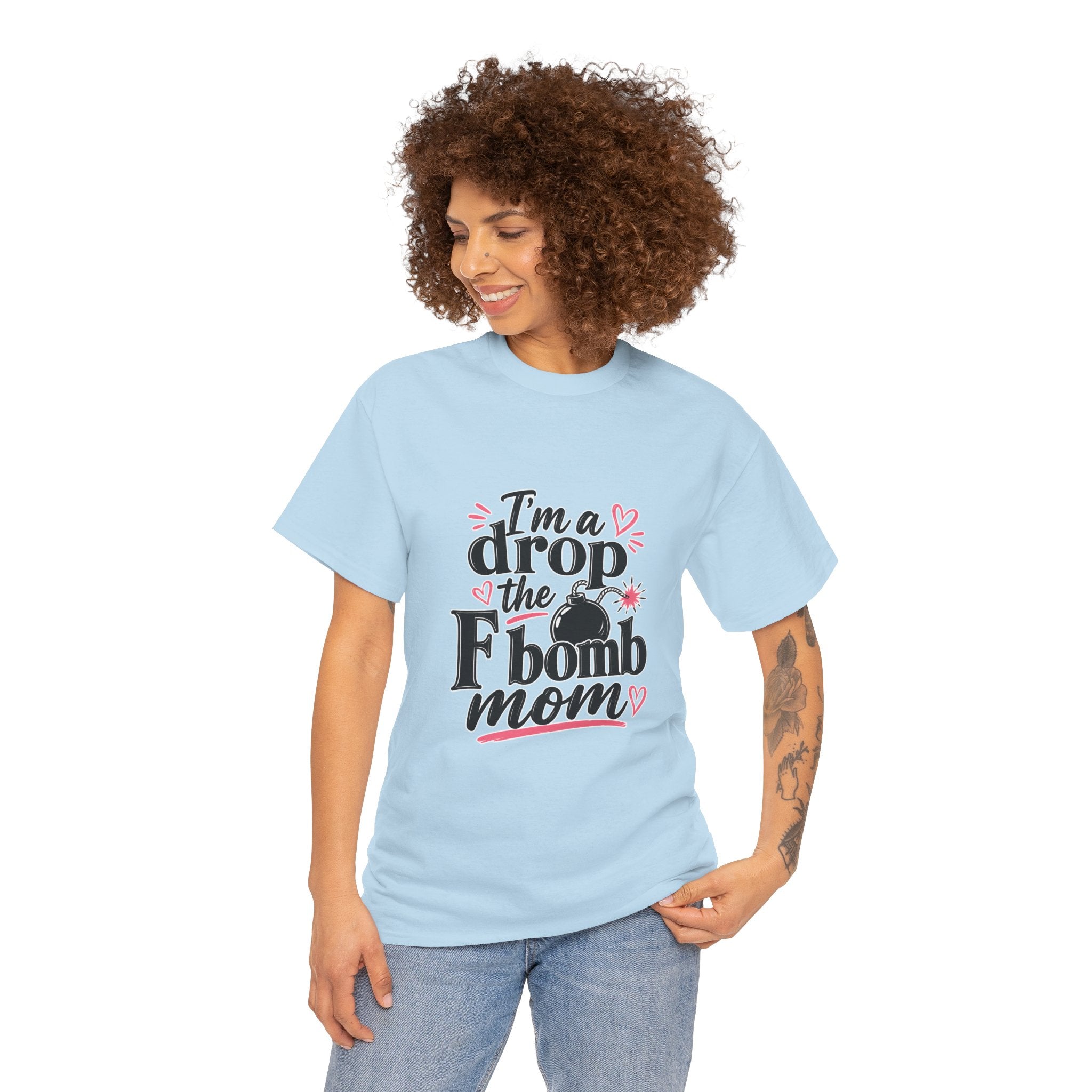 Drop the F-Bomb Mom T-Shirt — Funny Mom Graphic Tee for Mother’s Day & Everyday