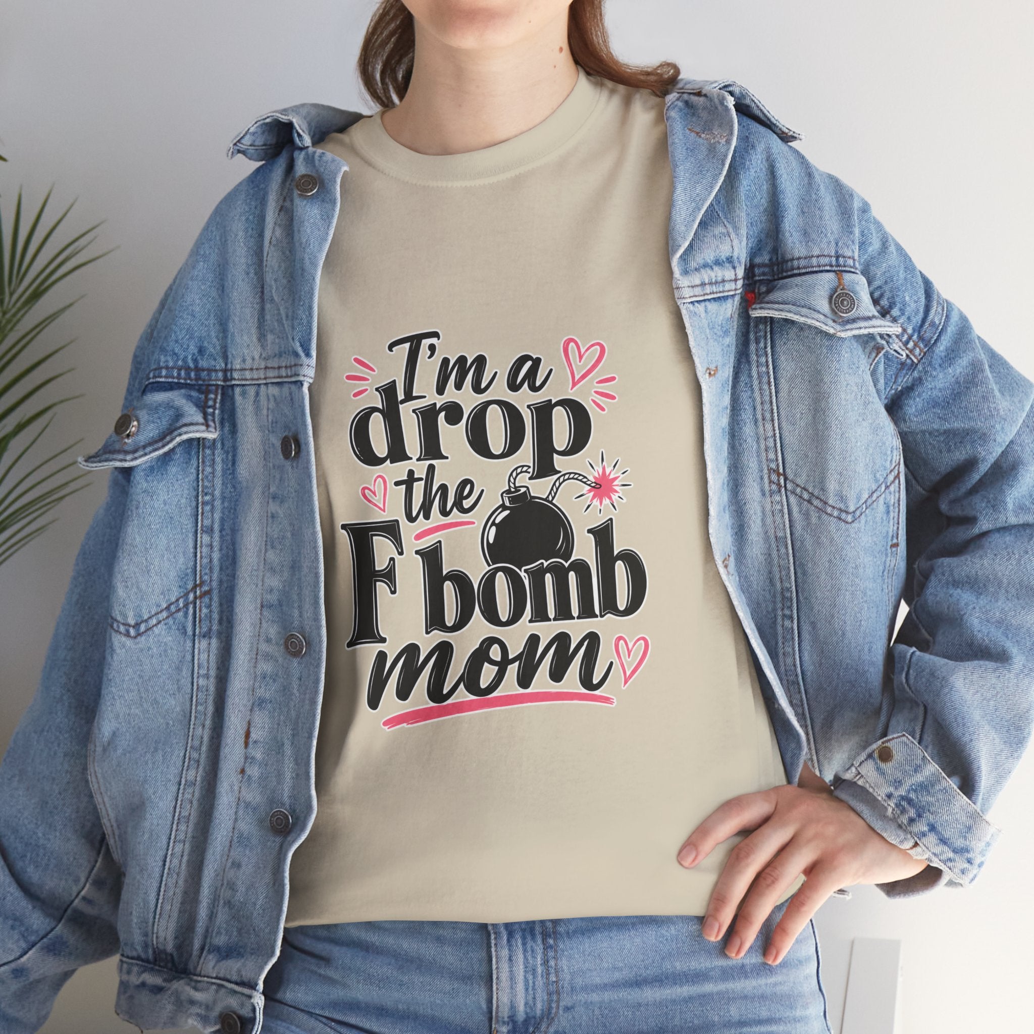 Drop the F-Bomb Mom T-Shirt — Funny Mom Graphic Tee for Mother’s Day & Everyday