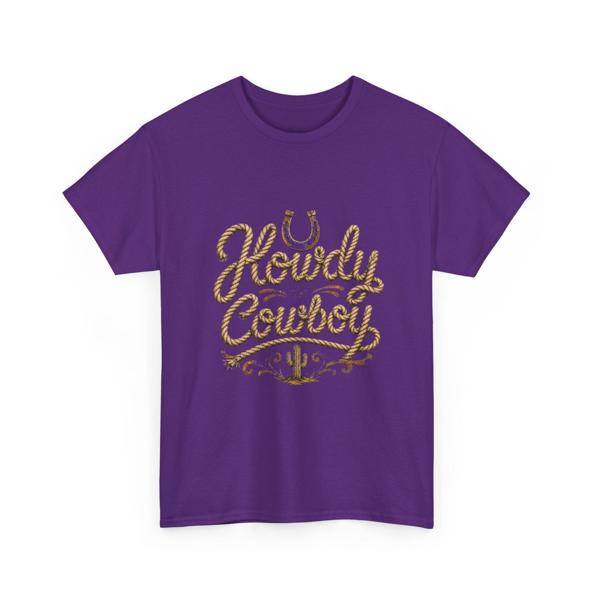 Howdy Cowboy T‑Shirt — Western Desert Graphic Tee
