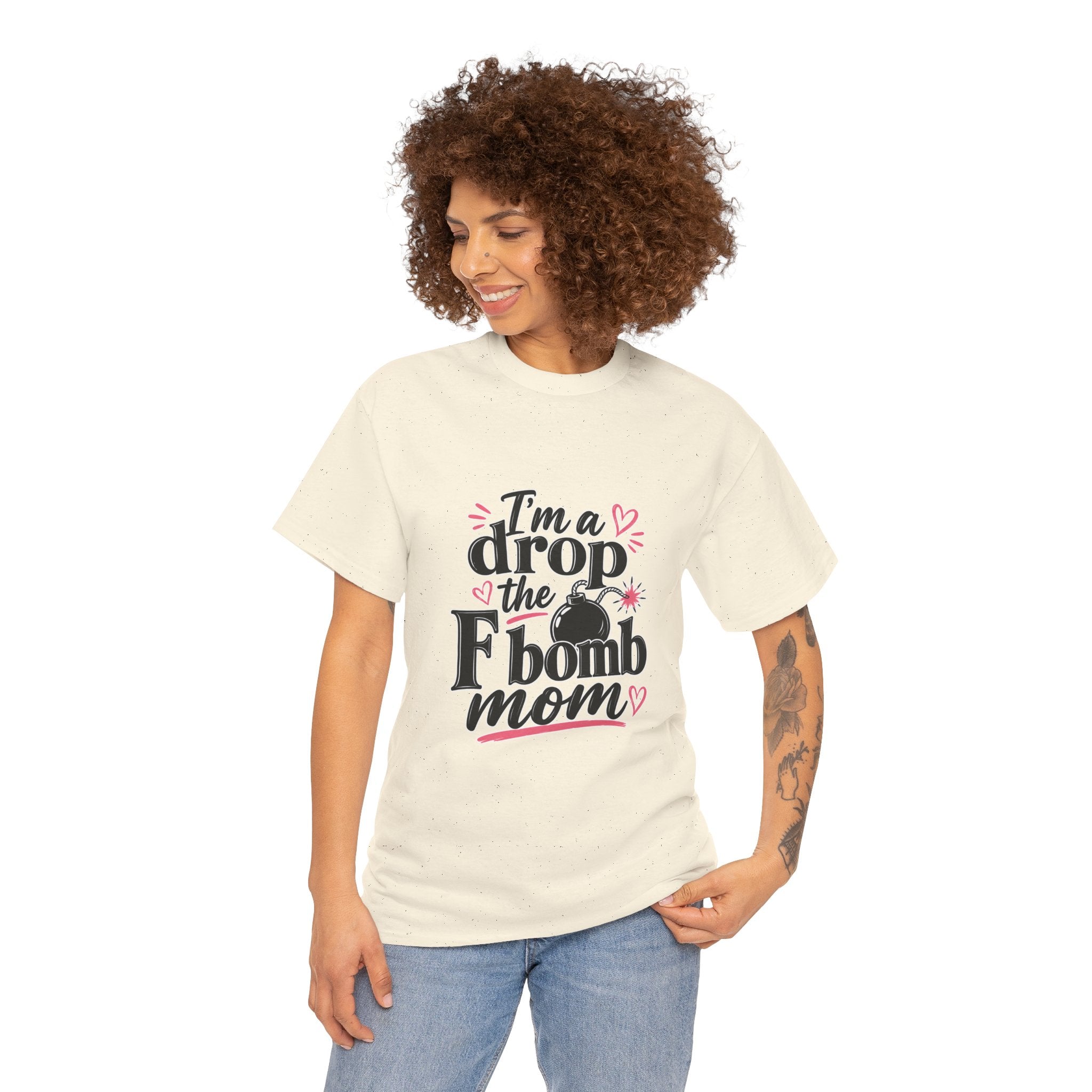 Drop the F-Bomb Mom T-Shirt — Funny Mom Graphic Tee for Mother’s Day & Everyday