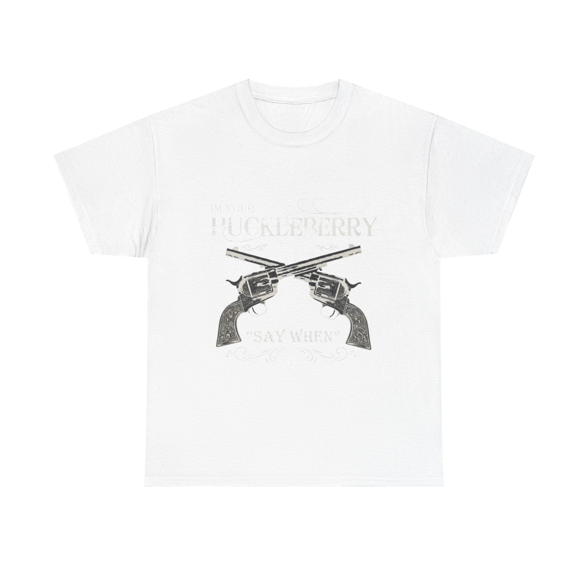 T-Shirt — Vintage Crossed Revolvers "I'll Be Ready" Graphic Tee