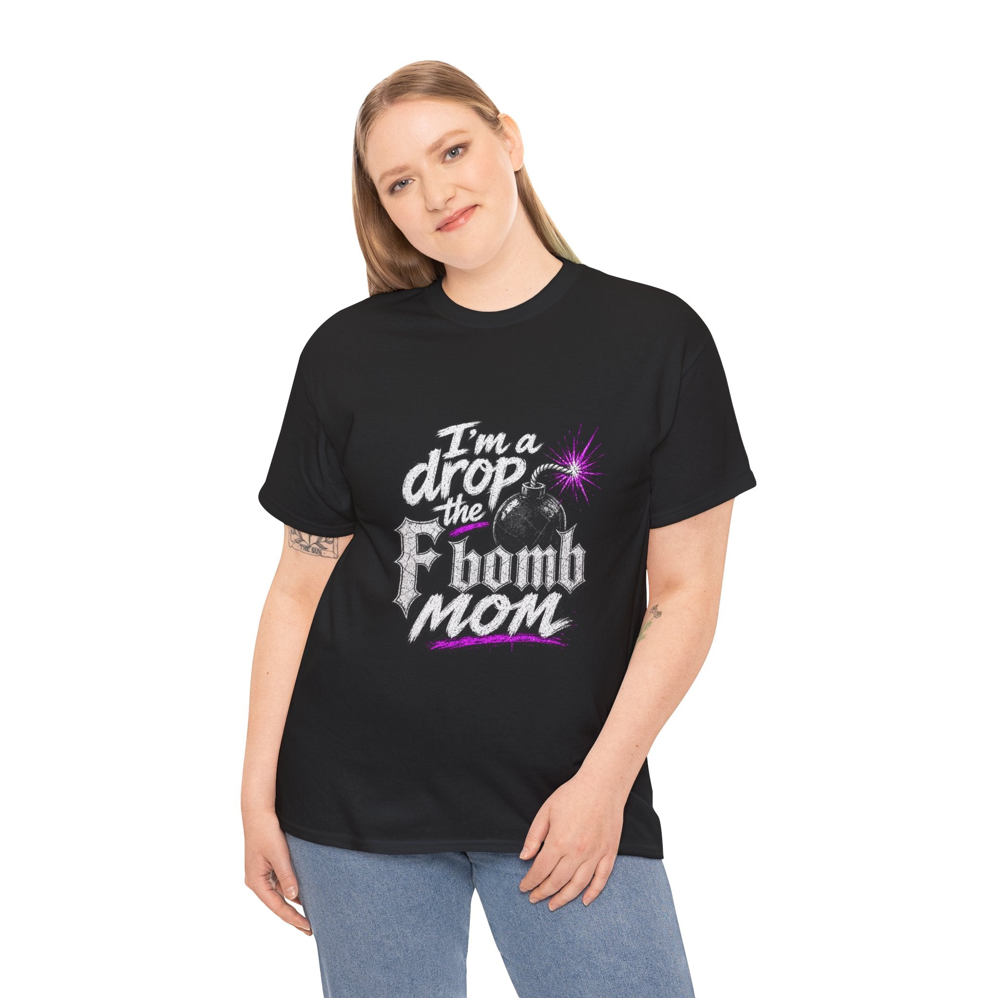 F Bomb Mom T-Shirt — "I’m a Drop the F Bomb Mom" Graphic Tee