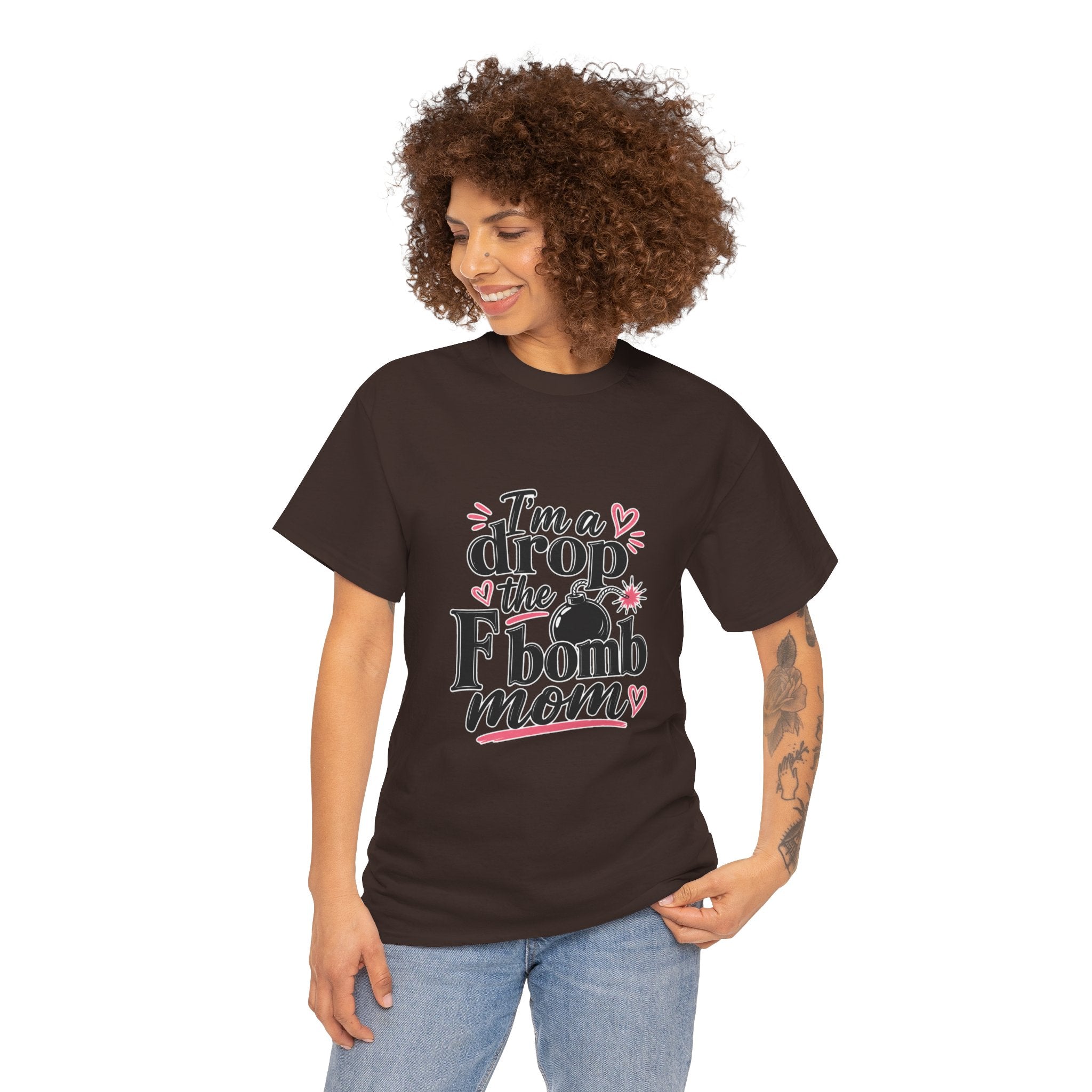 Drop the F-Bomb Mom T-Shirt — Funny Mom Graphic Tee for Mother’s Day & Everyday