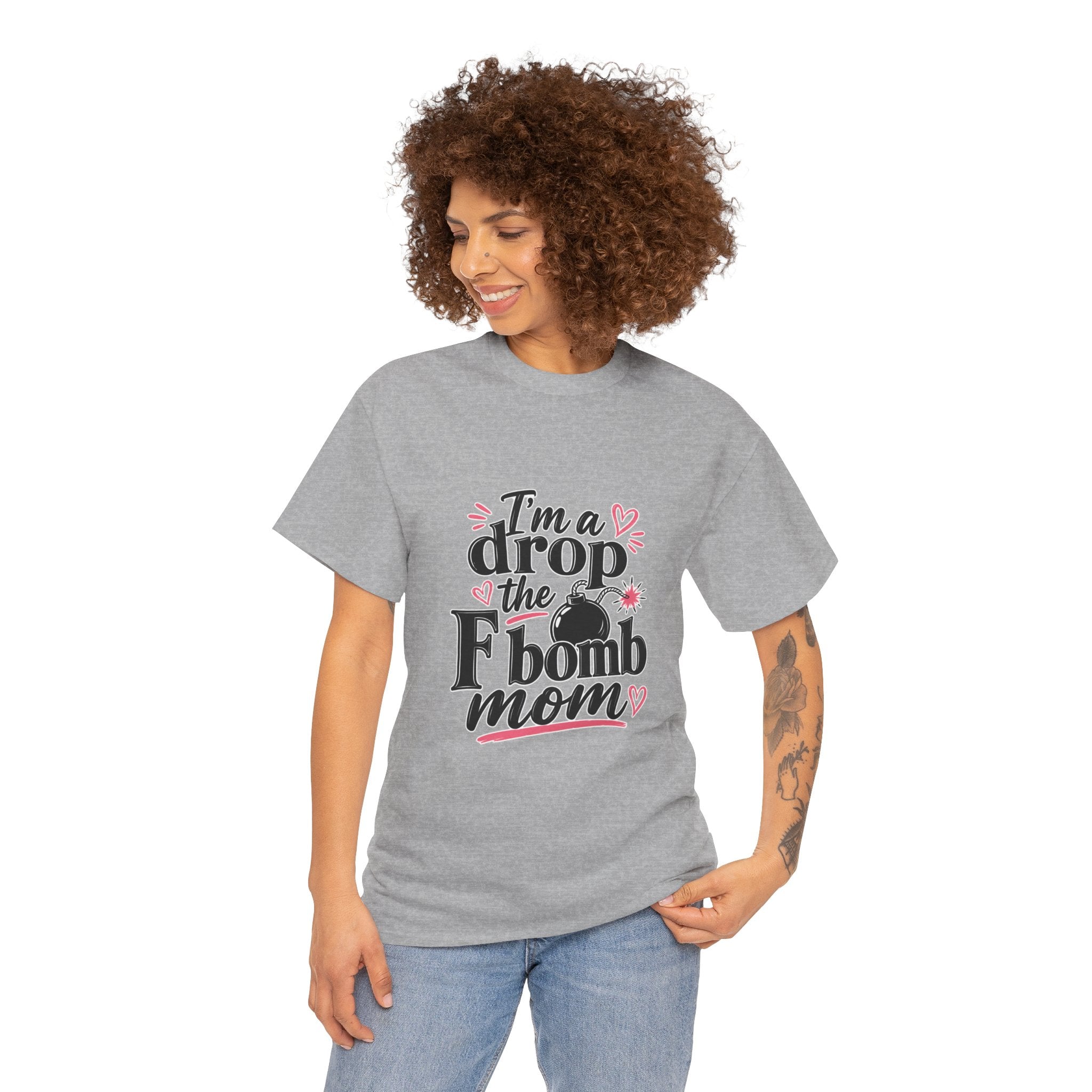 Drop the F-Bomb Mom T-Shirt — Funny Mom Graphic Tee for Mother’s Day & Everyday