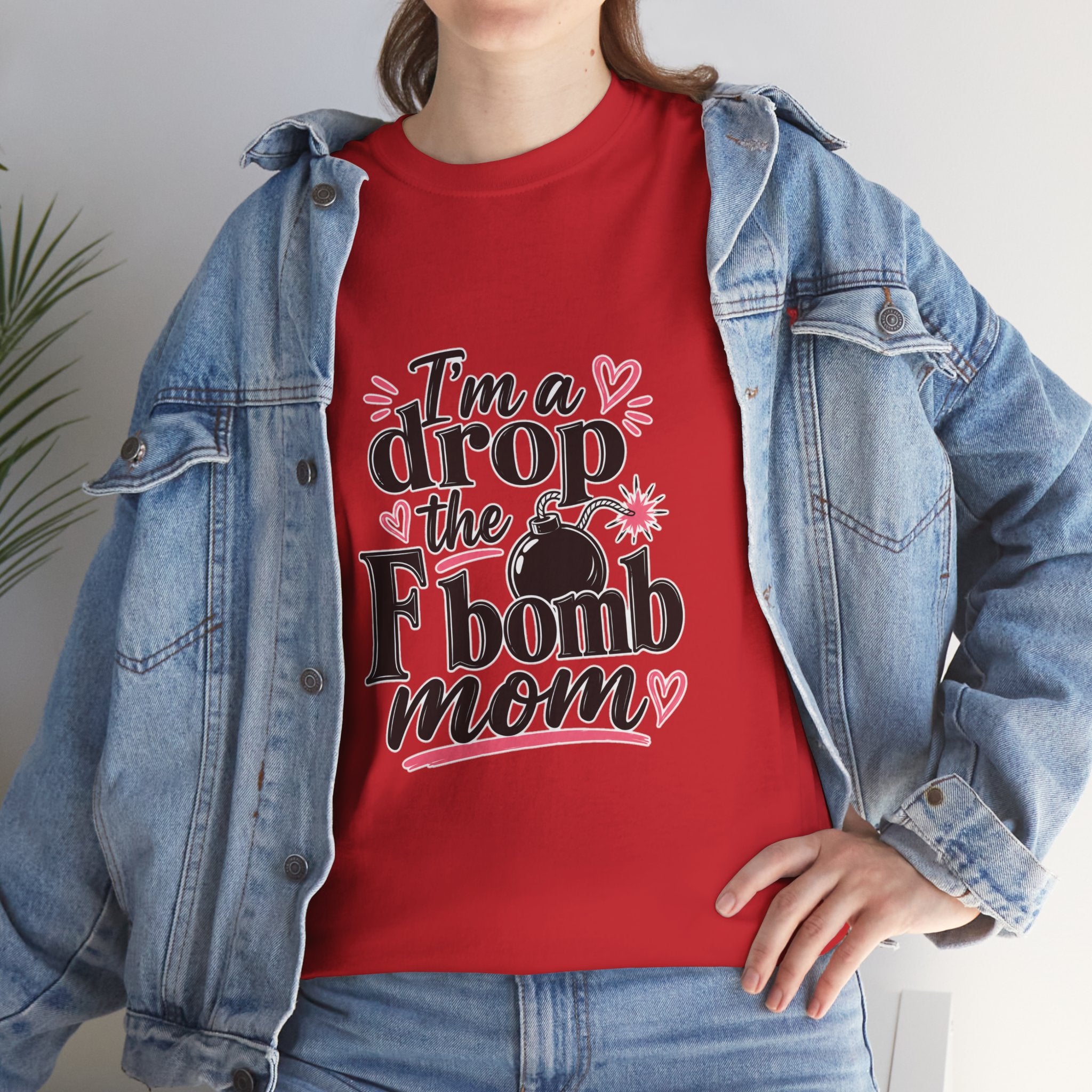 Drop the F-Bomb Mom T-Shirt — Funny Mom Graphic Tee for Mother’s Day & Everyday