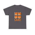 Sake Foxes T-Shirt — Cute Four Fox Faces Graphic Tee