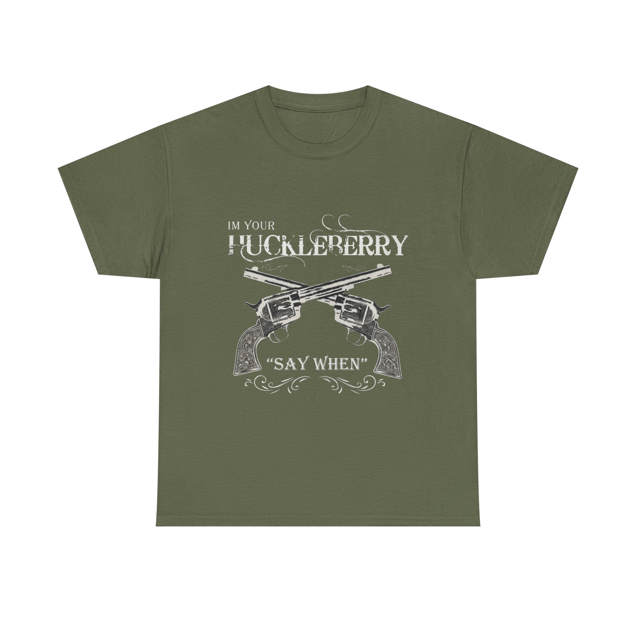 T-Shirt — Vintage Crossed Revolvers "I'll Be Ready" Graphic Tee