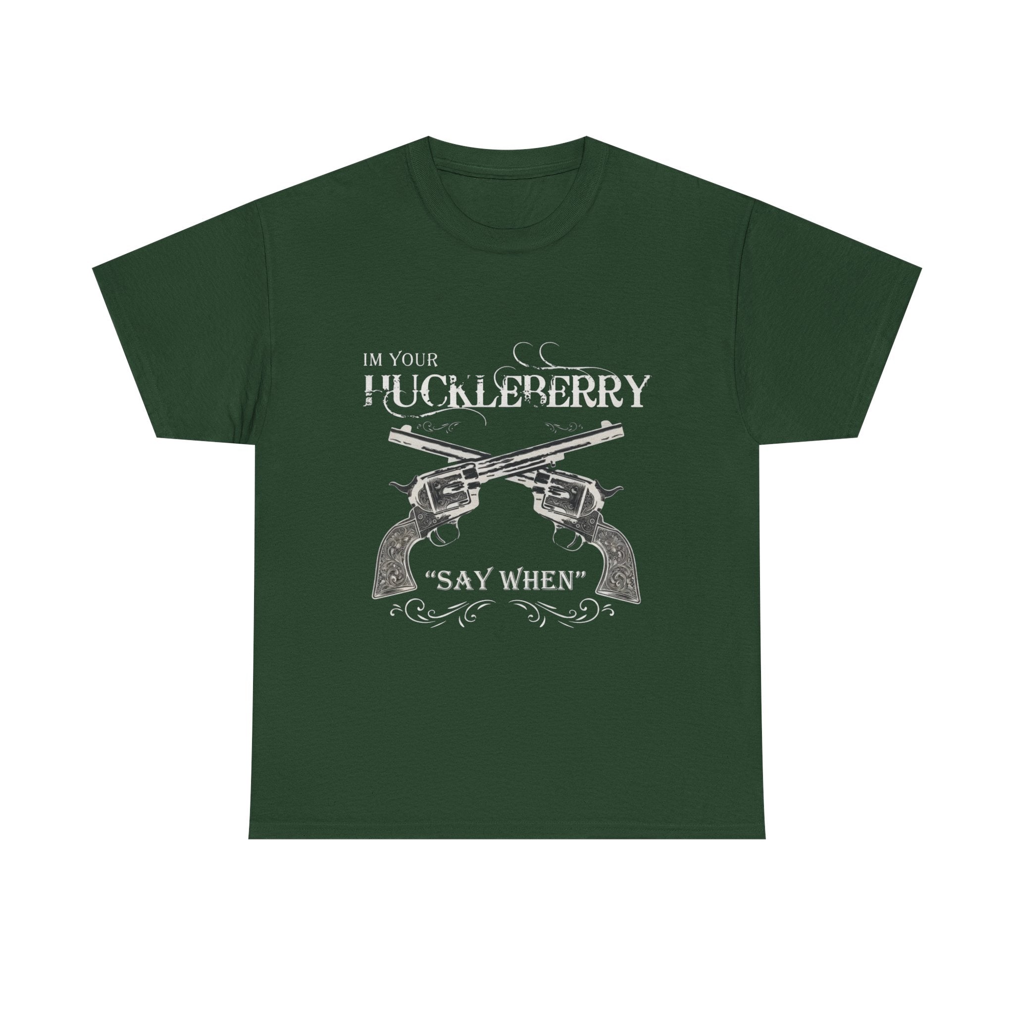 T-Shirt — Vintage Crossed Revolvers "I'll Be Ready" Graphic Tee