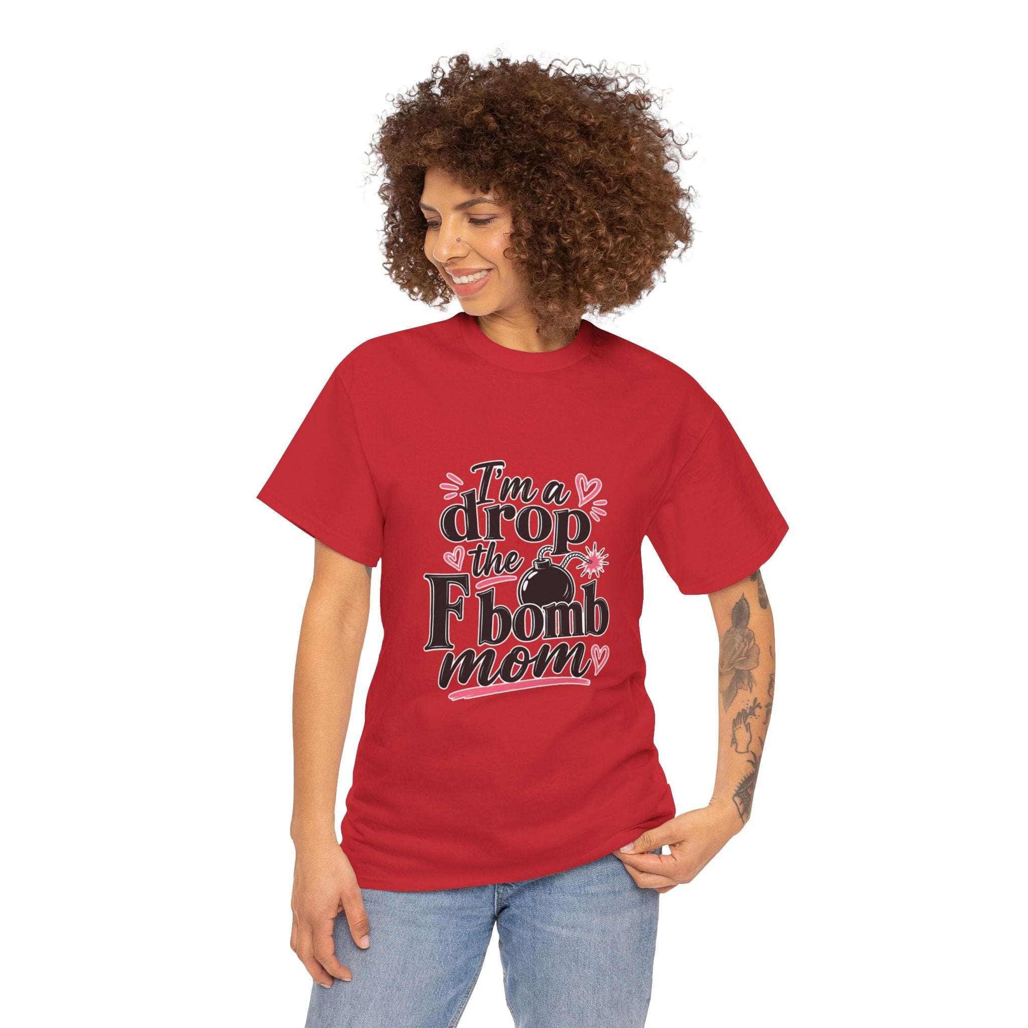Drop the F-Bomb Mom T-Shirt — Funny Mom Graphic Tee for Mother’s Day & Everyday