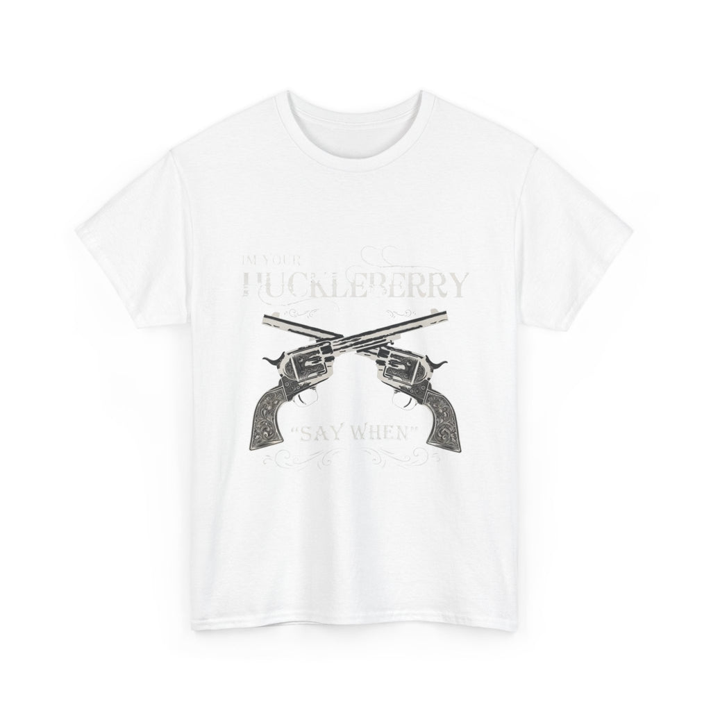 T-Shirt — Vintage Crossed Revolvers "I'll Be Ready" Graphic Tee