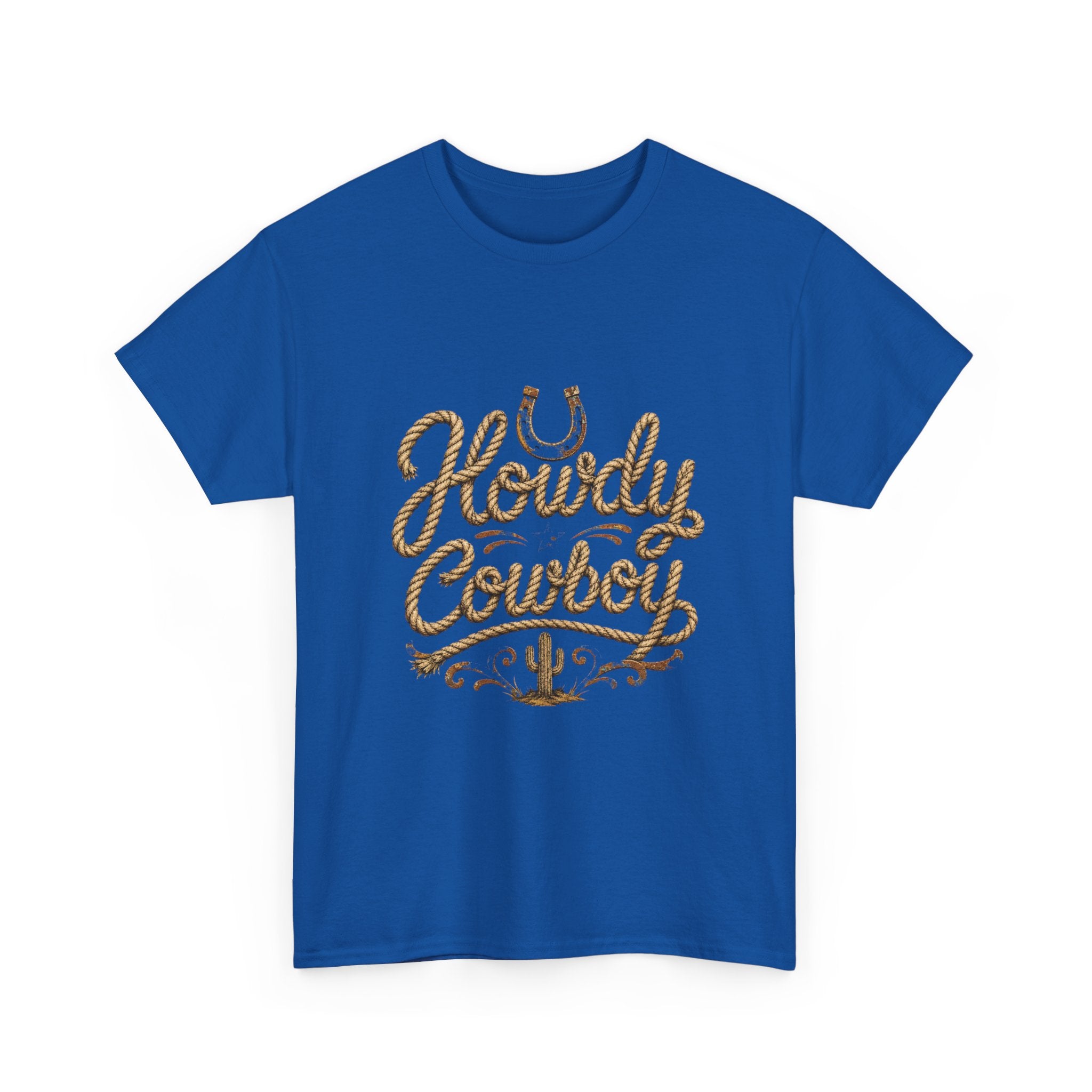 Howdy Cowboy T‑Shirt — Western Desert Graphic Tee