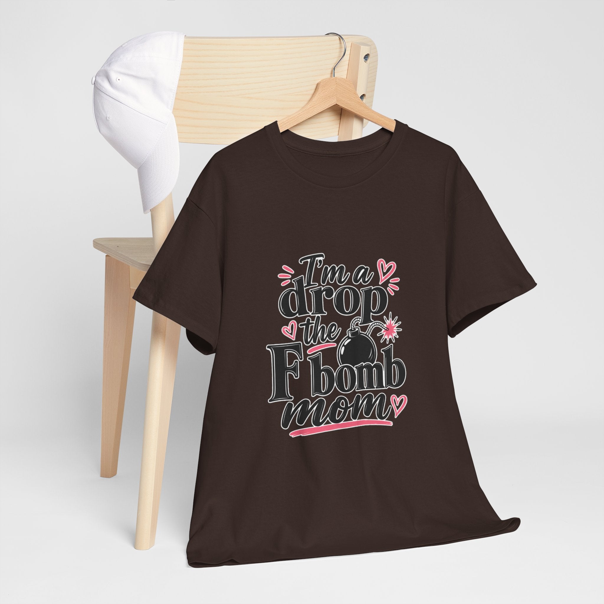 Drop the F-Bomb Mom T-Shirt — Funny Mom Graphic Tee for Mother’s Day & Everyday