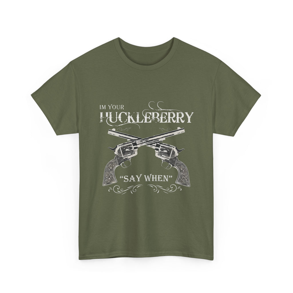 T-Shirt — Vintage Crossed Revolvers "I'll Be Ready" Graphic Tee